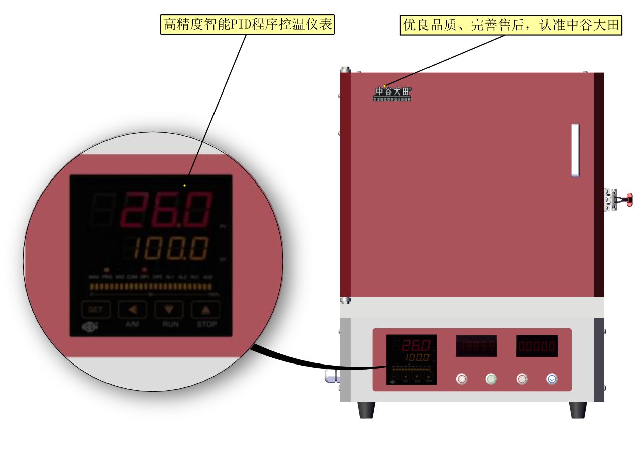 12L-1200℃实验室用小马弗炉